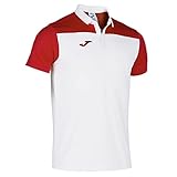 Joma Herren Combi Herren Poloshirt, Weiß / Rot, XL EU