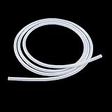 Silikonschlauch, 4mm ID x 6mm OD, Länge 3 Meter, iMeistek Lebensmittelechter flexibler Silikonschlauch, Wasser-Luft-SchlauchSchlauchrohr, für Pumpentransfer