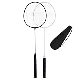 Badminton-Set für | Badminton Racquet Set Lightweight – verbesserte Leistung, Badmintonschläger mit Tragetasche, Badminton Set for Garden, Beach, Family Fun Game