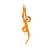 Plüschtier AFFE - Kindersicheres Kuscheltier Äffchen | Hängende AFFE | Langarmiger Plüschaffe | Hanging Monkey | Stofftier Süßer Langarmiger Äffchen | Kuscheltier-Äffchen Als Geschenk Für Kinder