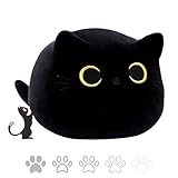 ADNOX Schwarze Katze Plüschtier Katze Kuscheltier Weiches Stofftier Plüsch Christmas Toy Geburtstagsfeier Geschenke Dekoration (40 * 28cm)