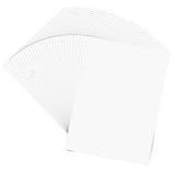 50pcs kohlepapier weiß, Graphit Kopie Tracing Papier A4 weißes Kohlepapier Transferpapier Kohlepapier Pauspapier für Holz Papier Leinwand Glas Keramik, und andere Oberflächen drucken
