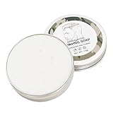Handgemachte Herren Rasierseife | Feuchtigkeitsspendende Bartpflege Creme 110ml - Natürlicher Bartweichmacher Balsam Für Reise Hotel Ehemann
