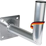 SCHWAIGER 5132 SAT-Halterung 25cm Satelliten-Schüssel SAT-Antenne Satelliten-Anlage SAT-Schüssel Wand-Halter Winkel aus Aluminium TÜV-geprüft