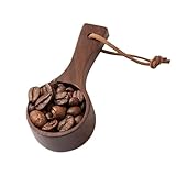 Multifunktionaler Mess-Teelöffel – Kaffeelöffel aus Holz | Kaffeelöffel | Zuckerschaufel aus Holz | Kaffee-Messlöffel | Messlöffel aus Holz für gemahlene Kaffeebohnen Küche