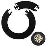 Bcuuozeeing Dart Catchring Surround, Surround Auffangring Dart Backboard, Dartscheibe Schutzring, Dart Surround Auffangring, Eva Dartscheiben Surround für 45 cm Dartscheibe, Gesamt 72 cm