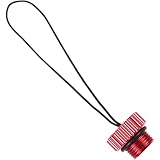 JUMPLAWN Endkappe für Tauchflaschenventil Staubschutzkappe aus Metall Leichter Schutz für Luftgasventile Beim Tauchen Rote Ventilkappe für Taucher