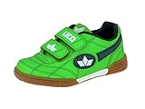 Lico Unisex Kinder Bernie V Hallenschuhe, Grün Marine Weiß, 30 EU