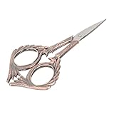 SHINEOFI alte Schere zwiebelschneider verbandsschere bartschere hairdresser scissors trimmschere Haarschere Stickerei tragbare Nähschere Augenbrauenschere aus Edelstahl Rostfreier Stahl