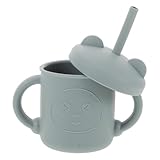 ERINGOGO Trinkbecher Mit Verschüttungsbecher Für Junge Mädchen Ergonomischer Trainingsbecher Für Wasser Milch Säfte