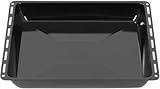 ICQN Tiefes Backblech 422 × 370 × 45 mm, Kompatibel mit Electrolux, AEG, IKEA, Zanussi & Juno, Emaillierte Fettpfanne für Backofen & Herd