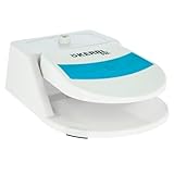 Kerbl Pet Wasserspringbrunnen Bubble, Trinkbrunnen, 25,5x18x8cm, weiß, blau, Kunststoff, Tierfütterung, Hunde, integrierter Wasserdruckregler