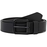 Levi's Men's Seine Metal Belt, Regular Black, 95