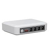 Goshyda UPS Battery Backup, Mini Unterbrechungsfreier Stromversorgung mit Einer Großen Kapazität von 6000 MAh, Kompatibel mit Router Modem -Überwachungs -Kamera -Fingerabdruckscanner (EU-Stecker)