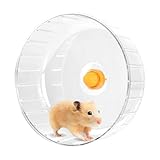 Hamsterrad 21 cm, Laufrad Hamster Leise Spinner, Hamstertrainingsrad, Hamster Spinner, Leise Hamster Spielzeug Transparent, Hamster Rad Kunststoff für Eichhörnchen Chinchillas Rennmäuse