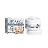 Instant Wrinkle Remover Cream, 5 Seconds sofortige Faltenentfernungscreme, Feuchtigkeitspendende Anti-Aging Creme mit Retinol, Straffung Verblassen feiner Linien, Gesichtspflege 30ml (1)
