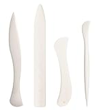 TAKONE Falzbein Für Papier Bone Folder Set – 4-teiliges Buchbinden Zubehör Aus Holz Und Kunststoff – Präzises Buchbinder Werkzeug Für Origami, Karten Und Papierhandwerk