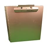Posse Box Klemmbrett für Ordner, 2,5 cm, 3 Ringe, RD-27x, eloxiertes Aluminium (Silber)