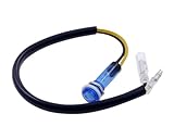 Kontrollleuchte Fernlicht, Motorrad,Moped blau, 12mm, 12V/2W, Schraubbefestigung