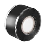CRILSTYLEO Selbstklebendes Silikonband Panzerband Isolierendes Silikonband Wärmeband Für Wasserrohre Starkes Band Kabelreparaturrohr Isolierband Schwarz