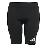 adidas Unisex Kinder SQUADRA25 Padded Goalkeeper Short Tight Kids, Black/White, 11-12 Years