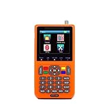 V9 Finder unterstützt H.265 Satellite LCD Digital Signal Meter Satfinder Vs Ws6933,Lange Standby-Zeit(Yellow)