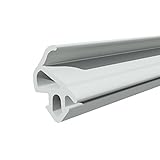 Seiletech.de Fensterdichtung | S-1559 | 10 m | aluplast PVC Fenster Gummidichtug | Grau | Zugluftstopper Profildichtung | Gummidichtug Dichtband Kunststofffensterdichtungen