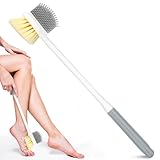 Badebürste mit Langem Stiel,Fußbürste für die Dusche Fußwaschbürste mit Langem Stiel Fußbürste Dusche Zehenwascher für die Dusche Hilfsmittel für Senioren im Alltag