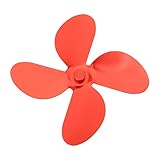 LABRIMP 1 Satz Aluminium Ersatzventilatorblätter für Kaminöfen Teiliges Thermodynamische Heizungszubehör für Effiziente Wärmeverteilung Installieren und Langlebig Passend für Kachelofen