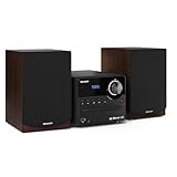 SHARP XLB517DBR Mirco-Soundsystem 45W (Digitalradio mit DAB, DAB+ und UKW/FM-Radio, Bluetooth, USB, CD, MP3), braun