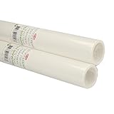 Schnittmusterpapier 100 cm Breit - 2 Rollen zu je 10 Meter - Seidenpapier Schnittmuster Kopierpapier Pauspapier Zeichenpapierrolle Transparentpapier 20 Meter