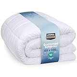 Utopia Bedding Bettdecke 135 x 200 cm, Ganzjahres-Bettdecke, Mikrofaser Schlafdecke (Weiß)