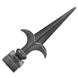 Gogogmee Metall zaunspitzen Rostfreie Dekorative Zaunpfostenaufsätze für Garten und Landwirtschaft Installieren Langlebige Schützende Zaunkappen