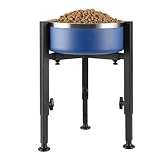 Erhöhter Futternapfständer für Hunde | Futternapfständer für Welpen mit verstellbarer Breite | Erhöhter Futter- und Wasserständer für besseren Fütterungskomfort