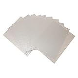 Zerodeko 12Stücke Teiliges Glimmerplatten für Mikrowelle Hitzebeständige Wellenleiterabdeckung Langlebiges Material vor Verbrennungen und Verschmutzungen