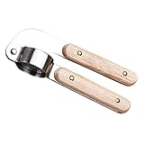 OUNONA Knoblauchpresse Klein Verschleißfest mit Ergonomischem Griff Feinperforiert für Zartes Vielseitig für Knoblauch und Ingwer Küchenwerkzeug für Zuhause