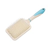 Ipetboom Massagekamm leve würfelunterlage haarbürsten massage kopfhaut goody haarbürste hairbrush Blutzirkulation Bürste für lockiges Haar paddel haarkamm entwirrende Haarbürste Yellow