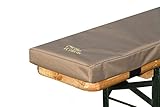 TwoTracks Premium Bierbankauflage BiBa Comfort 5cm 2er Set - 220 x 25 x 5cm
