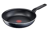Tefal C38506 XL Force Bratpfanne 28 cm | Antihaftversiegelung | widerstandsfähig | robust | Thermo-Signal | Diffusion Base Pfannenboden | extragroße Form | stabiler Griff | Schwarz