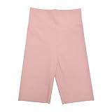 Kinder-Mädchen-Oberbekleidung, hohe Taille, Yoga-Shorts, dünne Eisseide mit fünf Punkten, Hose für 2 bis 10 Kinder Strampler (Pink, 3-4 Years)