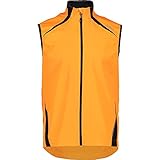 CMP – F.LLI Campagnolo Herren Weste Leichte, Winddichte Unlimitech-Weste, Flash Orange, 56, 3C89577T