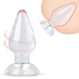 Extra Großer Buttplug Anal Plug,Analplug für Frauen Anfänger,Analplug für Männer,Analdilos Herren,mit Dildo Saugnapf,Anal Dildo Riesen Dildo Analplugs Analspielzeuge,Masturbator (M，13.5 * 6cm)