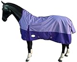 Outdoor Winterdecke Turnout 100% Wasserdicht 600D Regendecke - Lavender/Plum 145cm