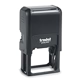 Trodat-Printy 4941 eco schwarz - Selbstfärbender Stempel personalisiert mit Wunschtext – individualisierbar und als Namensstempel, Adressstempel, Firmenstempel & Co einsetzbar (41 x 24 mm | 6 Zeilen)