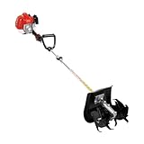 Motorhacke Benzin Bodenhacke Gartenfräse 2-Takt 1450W 6500 U/min Bearbeitungsbreite: 25 cm Tiefe: 9 cm Mini Motorhacke für Garten, Hof, Feld
