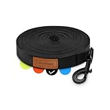 Schleppleine für Hunde, 3m 5m 7m 10m 15m 20m 25m 30m Schleppleine mit Robusterem Karabiner, Hundeleine für Große bis Kleine Hunde, Laufleine für Spaziergang, Übungsleine, Reißfeste Trainingsleine