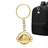Generico Basketball-Portale für Jungen, Basketball-Schlüsselanhänger für Mädchen, Basketball-Taschen aus Zinklegierung, kreativer Sport-Rucksack, Anhänger, lustiges Schlüsselzubehör, gold, Fare