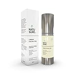 NATUSURE - Anti-Aging-Tagescreme - Hydrolysiertes Kollagen, Hagebuttenöl, Sonnenschutz, Sojaprotein und Vitamin E - Strafft, spendet Feuchtigkeit und schützt Ihre Haut - Naturkosmetik - 30 ml