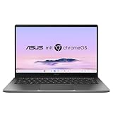 ASUS Chromebook Plus CX14 CX1405CTA Laptop | 14' FHD 16:9 IPS Display | Intel Core 3-N355 | 8GB RAM | 128GB eMMC | Intel UHD | ChromeOS | QWERTZ | Rock Grey