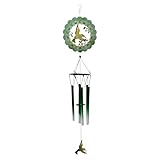 Windspiele – Windspiele aus Metall für Kolibris | Hängendes Windspiel für Gartenveranda | Windspiele zur Gartendekoration, Kolibri-Windspiele für die Dekoration